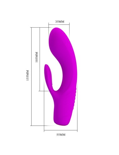 PRETTY LOVE - VIBRATORE RICARICABILE TIM VIOLA
