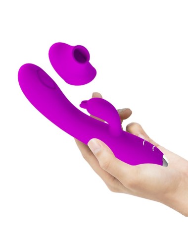 PRETTY LOVE - VIBRATORE VENTOSA RICARICABILE REGINA VIOLA