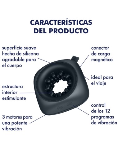 SATISFYER - RING STROKER MASTURBATORE & VIBRATORE