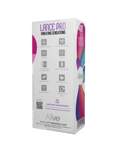 ALIVE - STIMOLATORE ANALE LANCE PRO ROSA