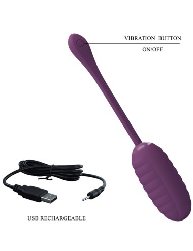 PRETTY LOVE - UOVO VIBRANTE RICARICABILE CASPER VIOLA
