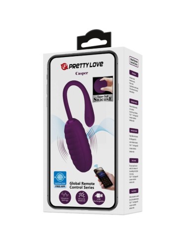PRETTY LOVE - UOVO VIBRANTE RICARICABILE CASPER VIOLA