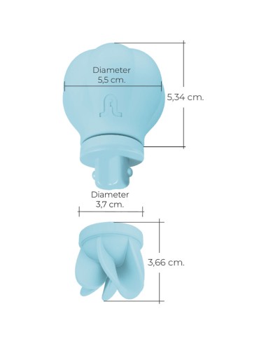 ADRIEN LASTIC - STIMOLATORE CLITORIDE CARESS BLU