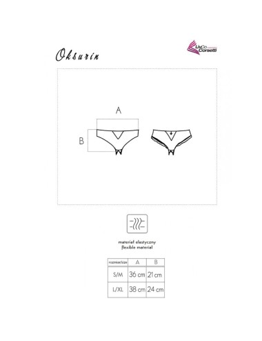 LIVCO CORSETTI FASHION - PANTY OKSURIN SENZA CAVALLO NERO