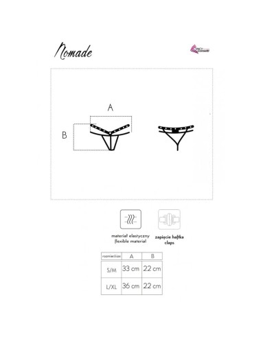 LIVCO CORSETTI FASHION - PERIZOMA NOMADE SENZA CAVALLO NERO