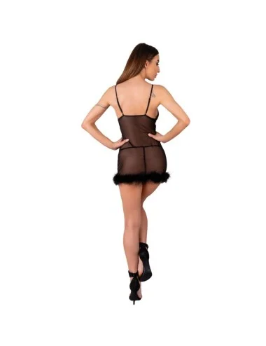 LIVCO CORSETTI FASHION - SET ZERUNAM BABYDOLL + PERIZOMA NERO