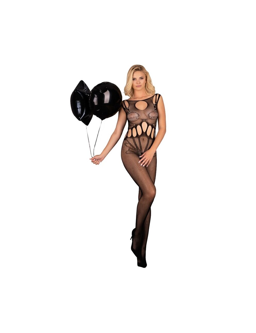 LIVCO CORSETTI FASHION - AMAHIL BODYSTOCKING CROTCHLESS NERO TAGLIA UNICA LIVCO CORSETTI FASHION - AMAHIL BODYSTOCKING CROTCHLESS NERO TAGLIA UNICA