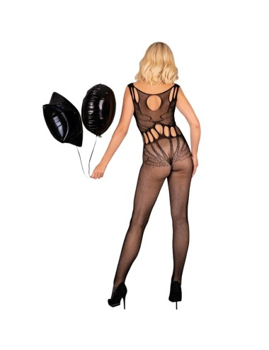 LIVCO CORSETTI FASHION - AMAHIL BODYSTOCKING CROTCHLESS NERO TAGLIA UNICA
