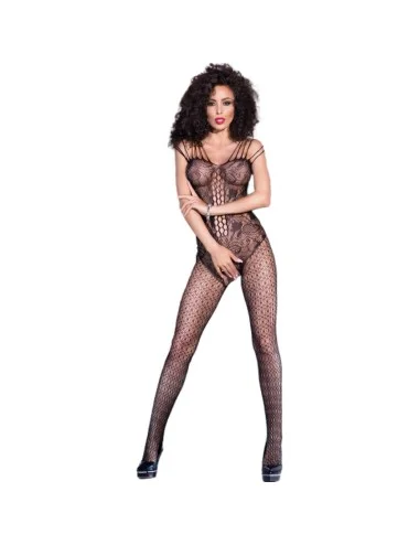 CHILIROSE - CR 4233 BODYSTOCKING CROTCH NERO S/M