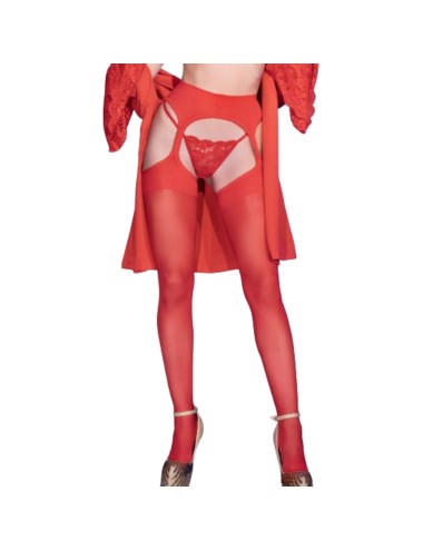 CHILIROSE - CR 4312 CALZA REGGER ROSSO S/M