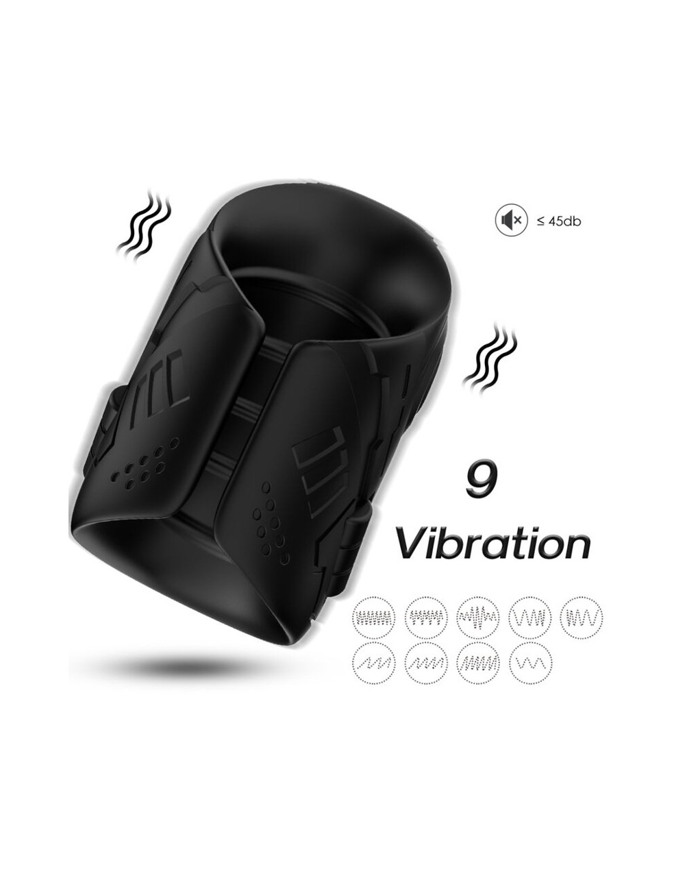 ARMONY - MASTURBATORE E VIBRATORE NERO ARMONY - MASTURBATORE E VIBRATORE NERO