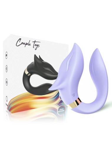 ARMONY - VIBRATORE FOX PER COPPIA TELECOMANDO VIOLA