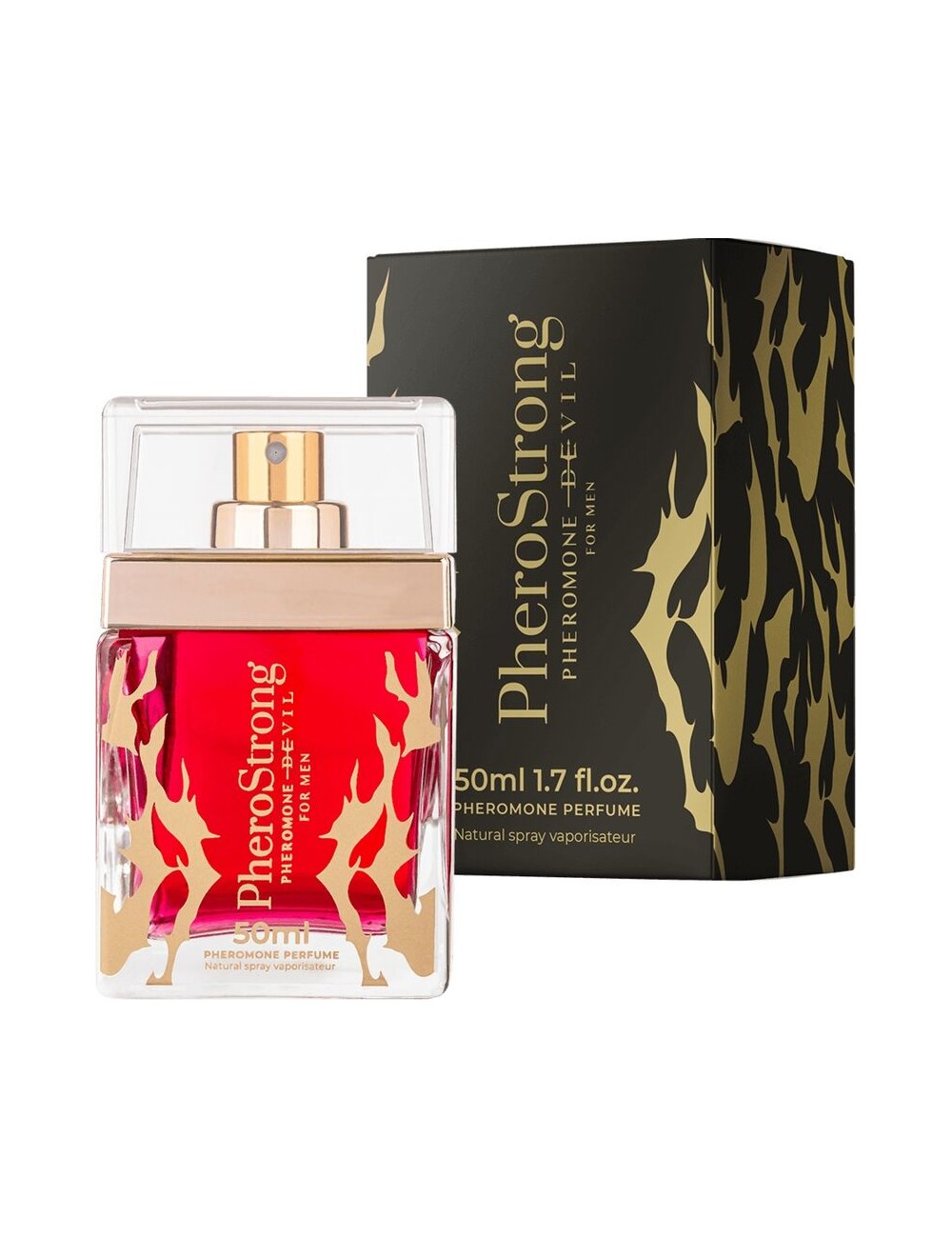 PHEROSTRONG - PROFUMO AI FEROMONI DEVIL PER UOMO 50 ML PHEROSTRONG - PROFUMO AI FEROMONI DEVIL PER UOMO 50 ML