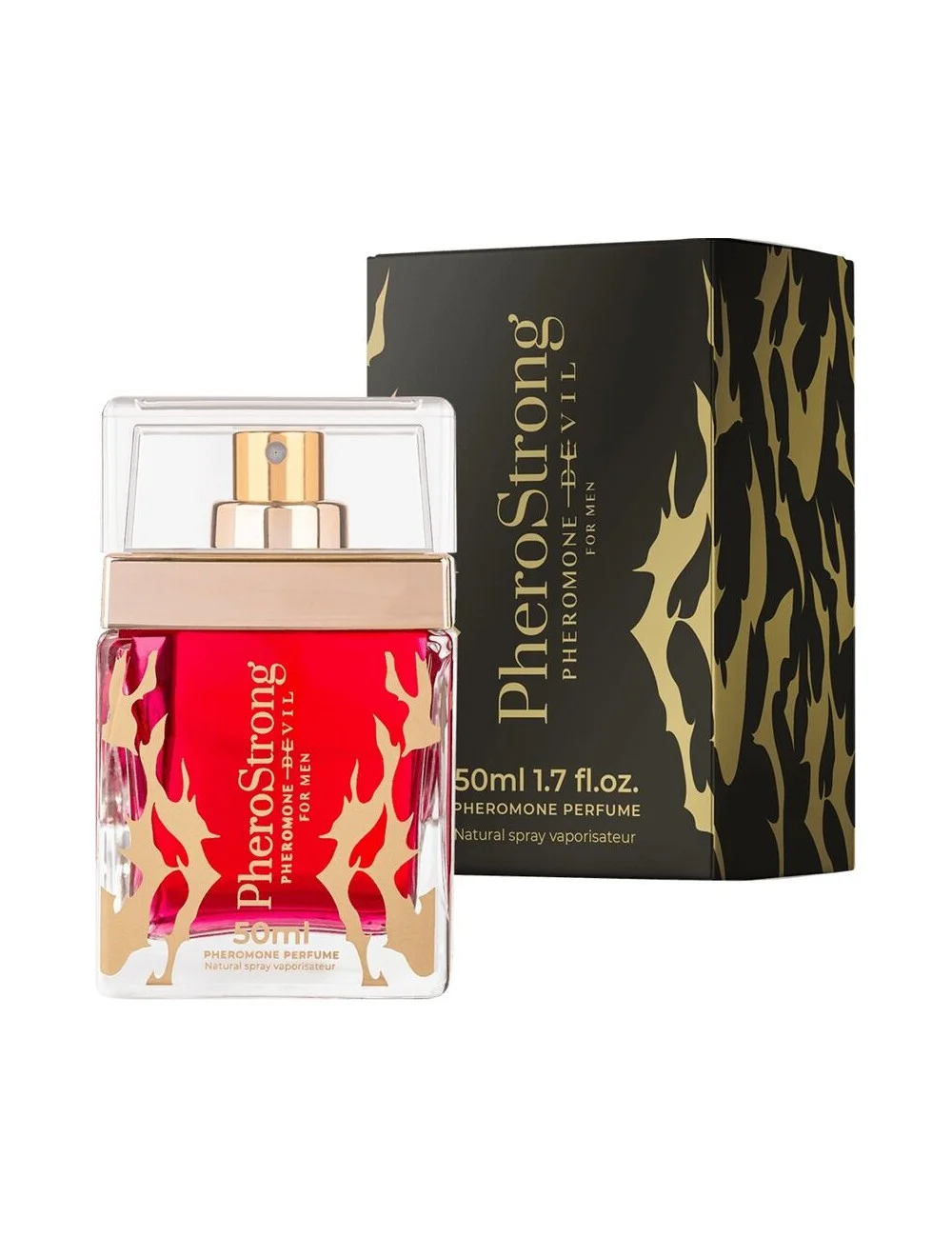 PHEROSTRONG - PROFUMO AI FEROMONI DEVIL PER UOMO 50 ML PHEROSTRONG - PROFUMO AI FEROMONI DEVIL PER UOMO 50 ML