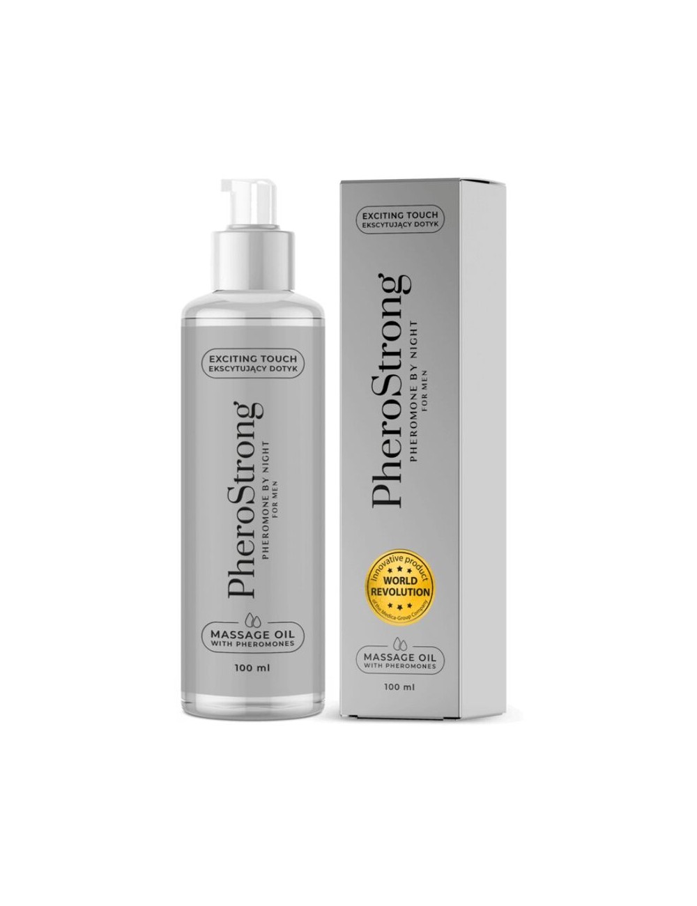 PHEROSTRONG - OLIO DA MASSAGGIO NOTTURNO PER UOMO 100 ML PHEROSTRONG - OLIO DA MASSAGGIO NOTTURNO PER UOMO 100 ML