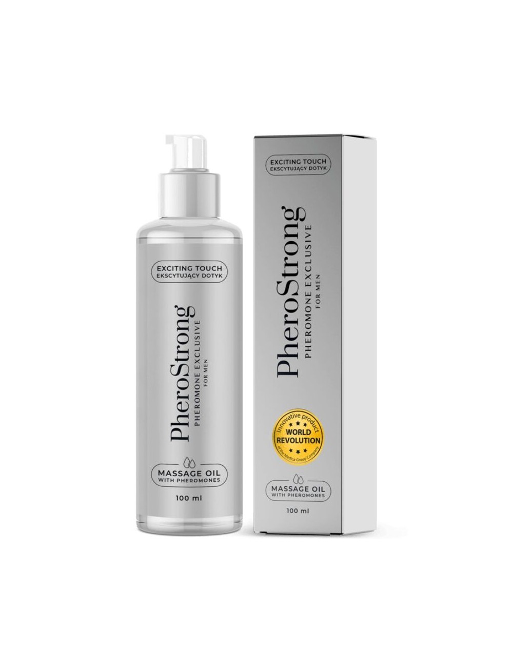 PHEROSTRONG - OLIO DA MASSAGGIO ESCLUSIVO PER UOMINI 100 ML PHEROSTRONG - OLIO DA MASSAGGIO ESCLUSIVO PER UOMINI 100 ML