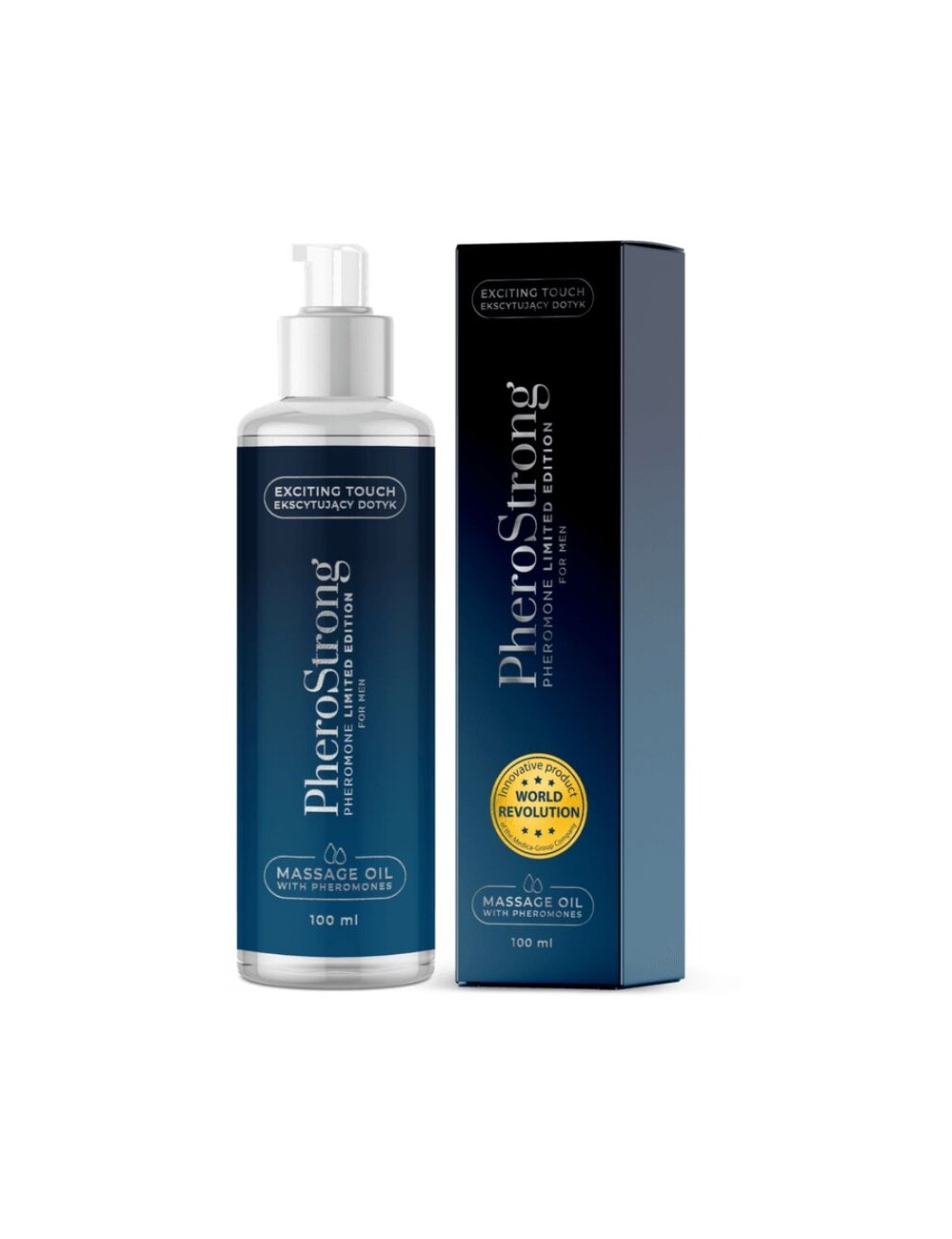 PHEROSTRONG - OLIO DA MASSAGGIO EDIZIONE LIMITATA PER UOMINI 100 ML PHEROSTRONG - OLIO DA MASSAGGIO EDIZIONE LIMITATA PER UOMINI 100 ML