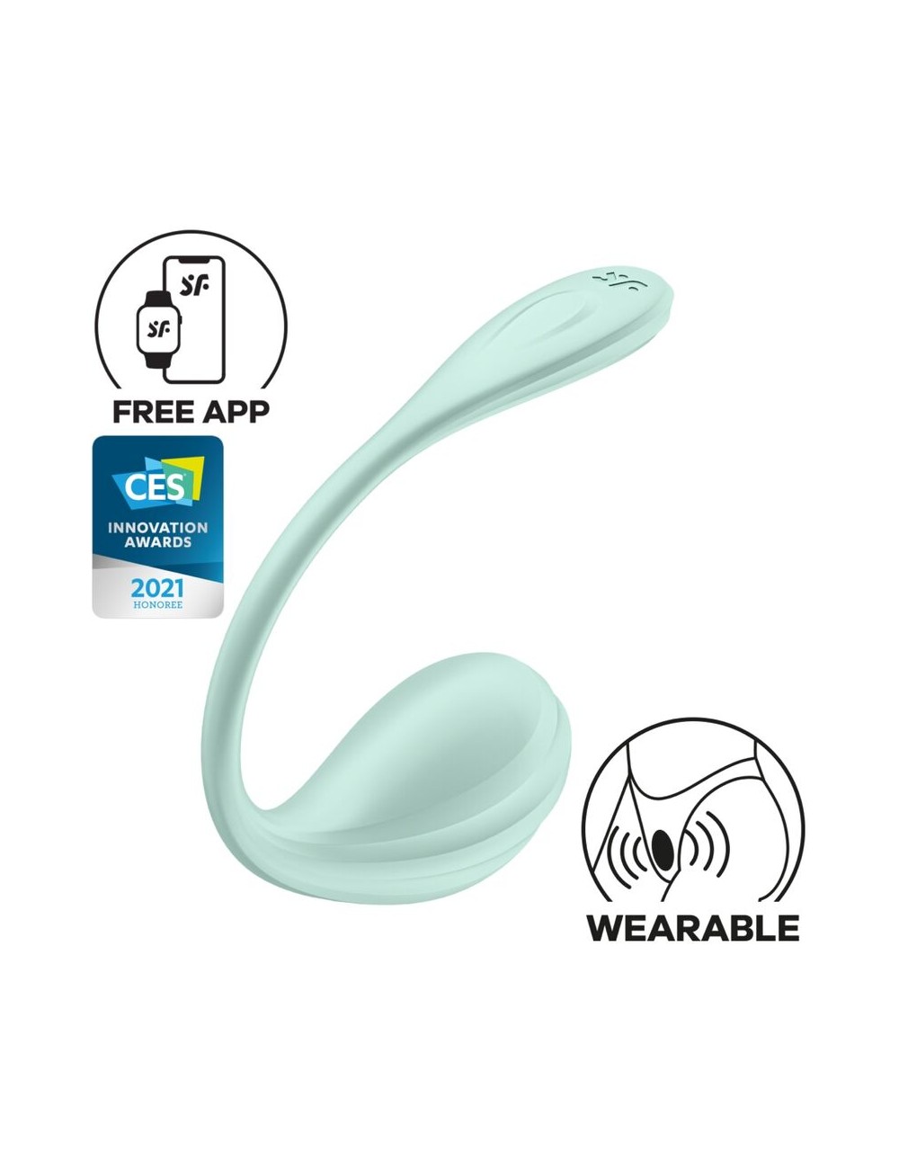 SATISFYER - STIMOLATORE PUNTO G PETALE LISCIO VERDE ACQUA APP GRATUITA SATISFYER - STIMOLATORE PUNTO G PETALE LISCIO VERDE ACQUA APP GRATUITA