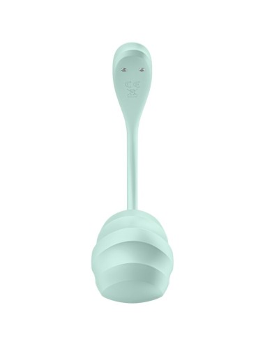 SATISFYER - STIMOLATORE PUNTO G PETALE LISCIO VERDE ACQUA APP GRATUITA
