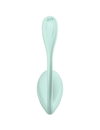 SATISFYER - STIMOLATORE PUNTO G PETALE LISCIO VERDE ACQUA APP GRATUITA