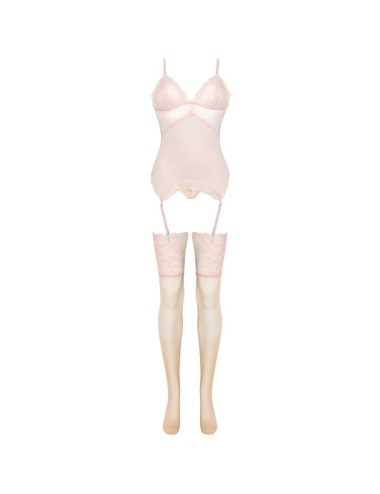 LIVCO CORSETTI FASHION - SET PERSINNE PESCA CORSETTO + SLIP + CALZE