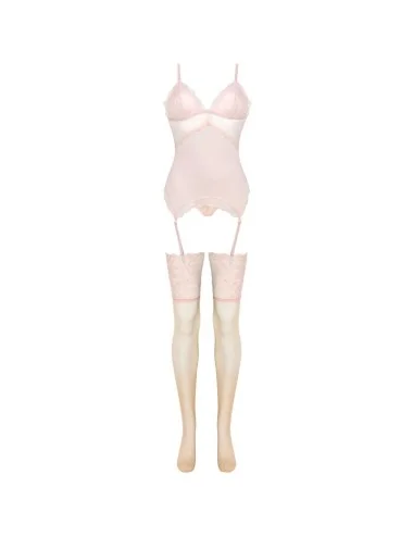 LIVCO CORSETTI FASHION - SET PERSINNE PESCA CORSETTO + SLIP + CALZE