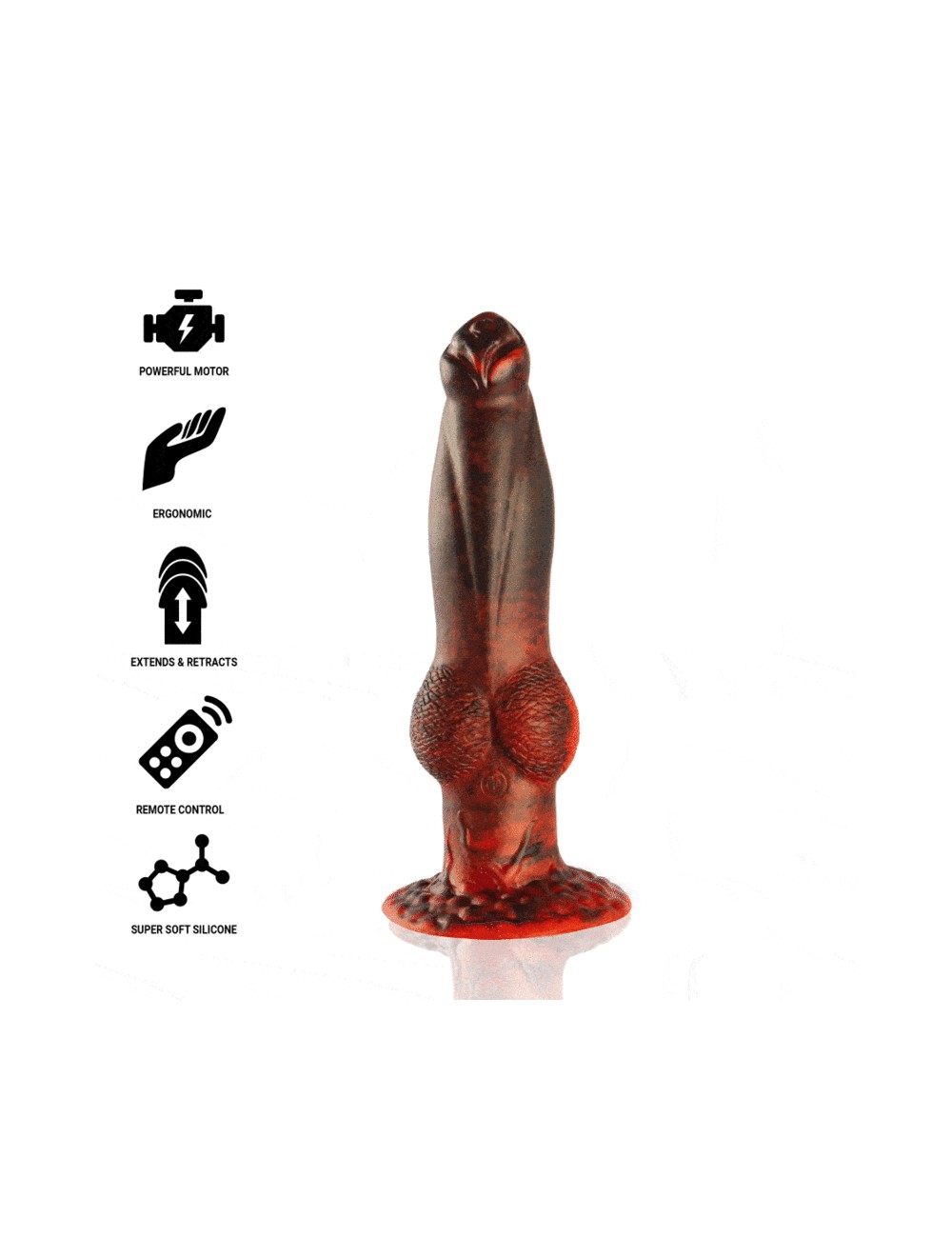EPIC - PROMETHEUS DILDO TITAN IN FIAMME TELECOMANDO RICARICABILE EPIC - PROMETHEUS DILDO TITAN IN FIAMME TELECOMANDO RICARICABILE