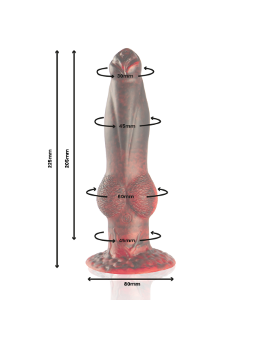 EPIC - PROMETHEUS DILDO TITAN IN FIAMME TELECOMANDO RICARICABILE