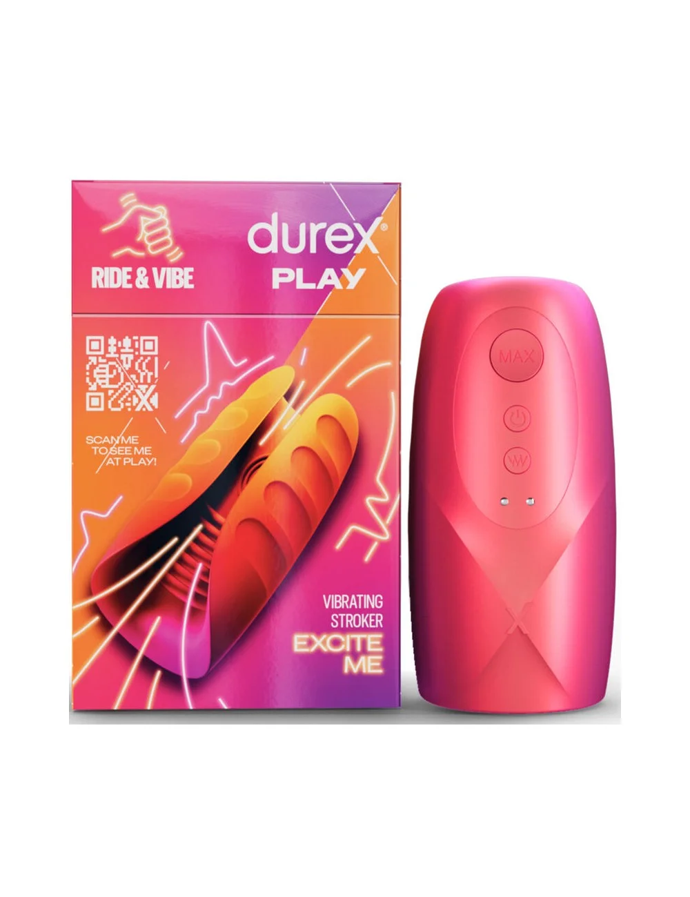 DUREX - MASTURBATORE VIBRATORE TOY RIDE & VIBE DUREX - MASTURBATORE VIBRATORE TOY RIDE & VIBE