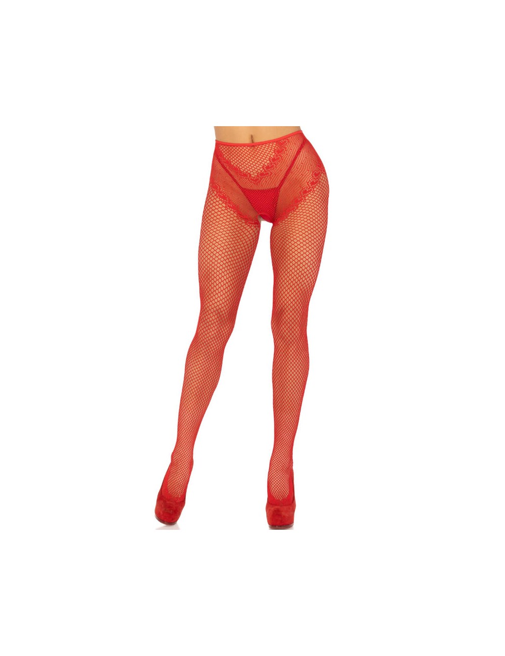LEG AVENUE - CALZE A RETE SENZA CAVALLO ROSSO