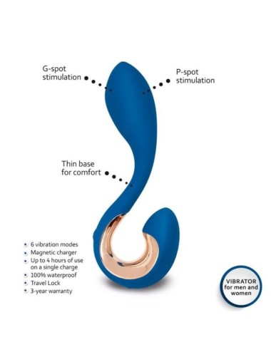 G-VIBE - VIBRATORE GPOP 2 PUNTI G E P BLU INDIGO
