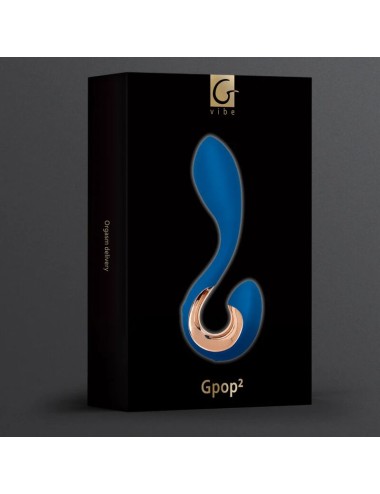 G-VIBE - VIBRATORE GPOP 2 PUNTI G E P BLU INDIGO