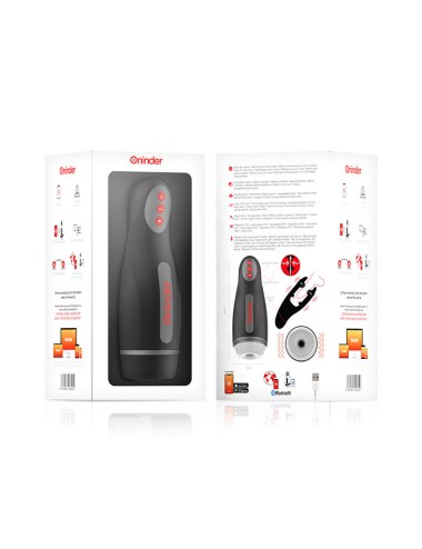 ONINDER - MASTURBATORE MASCHILE RICARICABILE SEOUL 10 VELOCITÀ - APP GRATUITA