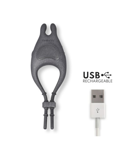 ONINDER - ANELLO VIBRATORE REGOLABILE RICARICABILE PAMPA CON STIMOLATORE CLITORIDE 10 VELOCITÀ - APP GRATUITA