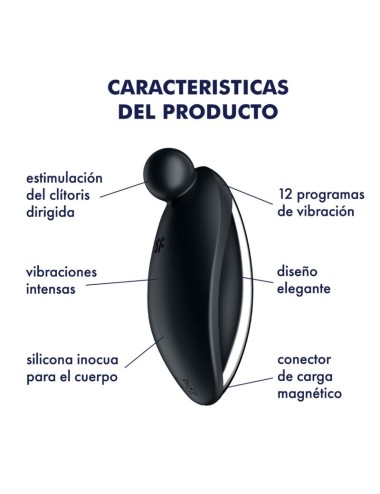 SATISFYER - VIBRATORE SPOT ON 2 LAY-ON NERO
