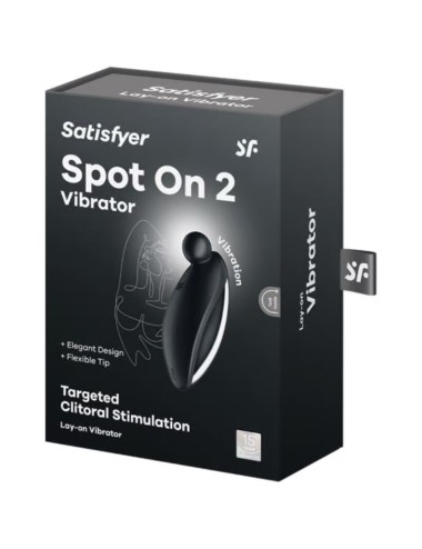 SATISFYER - VIBRATORE SPOT ON 2 LAY-ON NERO