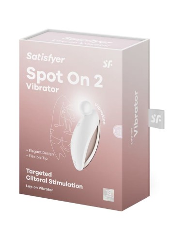 SATISFYER - SPOT ON 2 VIBRATORE LAY-ON BIANCO