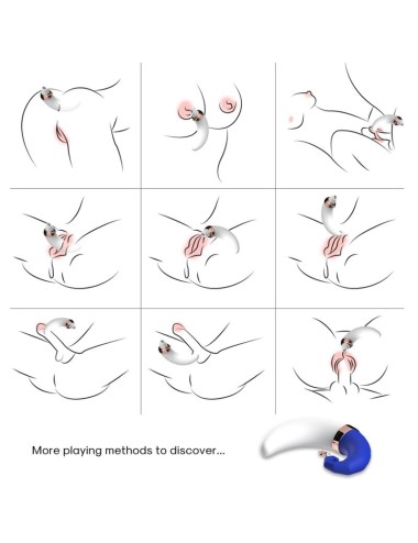 ARMONY - SWEETMOON LECCATA CLIT VIBRANTE E PUNTO G BLU