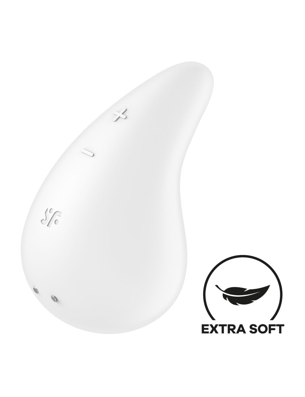 SATISFYER - VIBRATORE GOCCIA DI RUGIADA LAY-ON BIANCO SATISFYER - VIBRATORE GOCCIA DI RUGIADA LAY-ON BIANCO