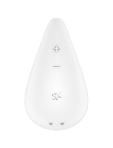 SATISFYER - VIBRATORE GOCCIA DI RUGIADA LAY-ON BIANCO
