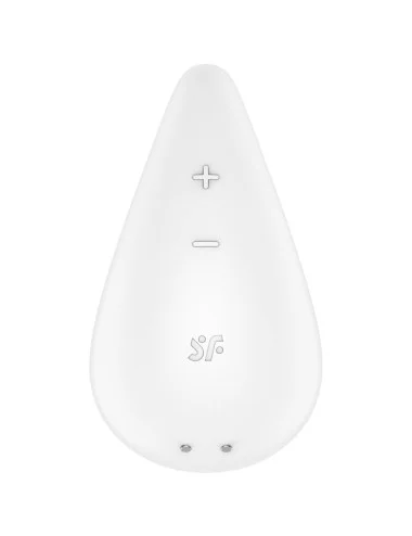 SATISFYER - VIBRATORE GOCCIA DI RUGIADA LAY-ON BIANCO