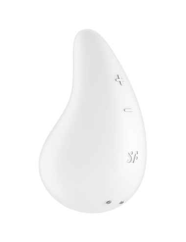 SATISFYER - VIBRATORE GOCCIA DI RUGIADA LAY-ON BIANCO