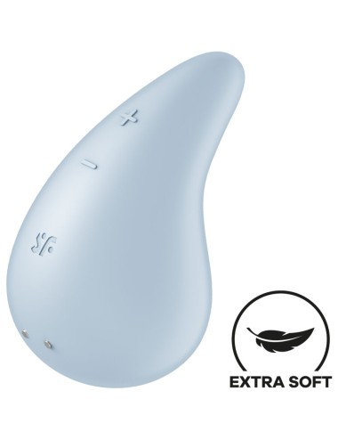 SATISFYER - VIBRATORE GOCCIA DI RUGIADA LAY-ON BLU
