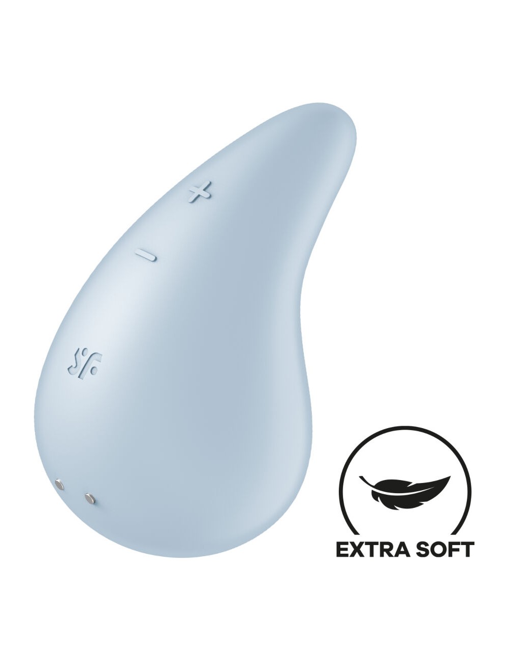 SATISFYER - VIBRATORE GOCCIA DI RUGIADA LAY-ON BLU