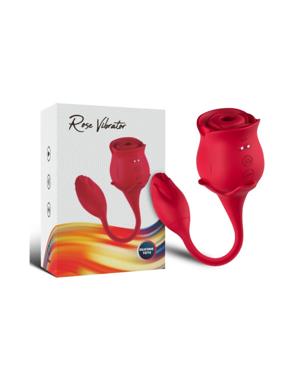ARMONY - LECCATURA VIBRANTE DEL CLITORIDE ROSA E VIBRATORE ROSSO ARMONY - LECCATURA VIBRANTE DEL CLITORIDE ROSA E VIBRATORE ROSSO