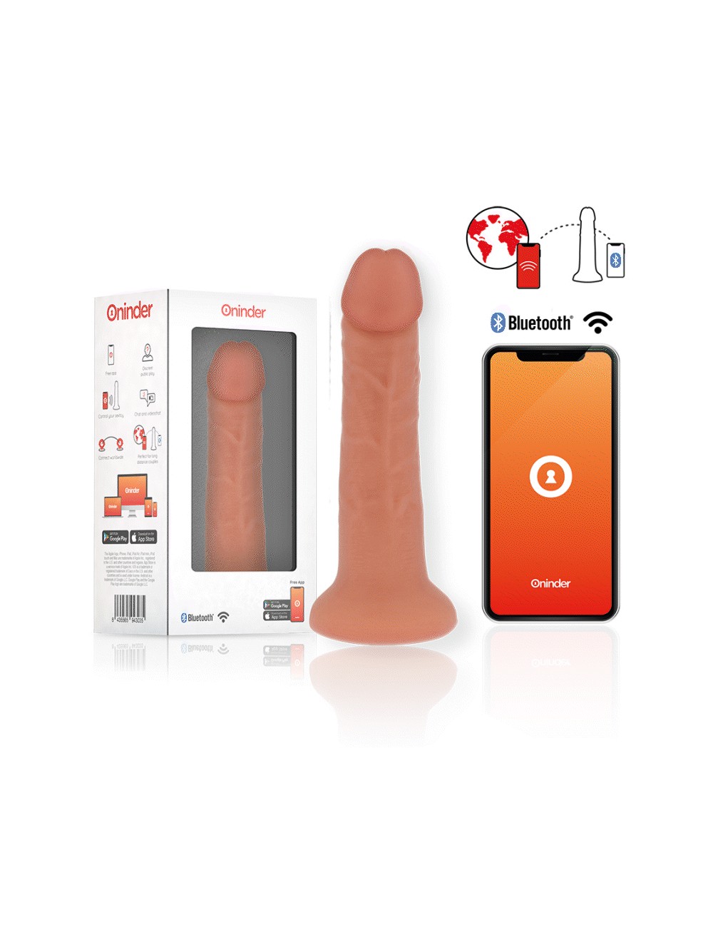 ONINDER - DILDO VIBRATORE MEDIO BOGOTÁ 9 VELOCITÀ NATURALE 22 CM -O- 4.5 CM - APP GRATUITA ONINDER - DILDO VIBRATORE MEDIO BOGOTÁ 9 VELOCITÀ NATURALE 22 CM -O- 4.5 CM - APP GRATUITA