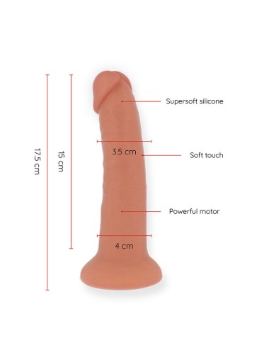 ONINDER - DILDO VIBRATORE PICCOLO BOGOTÁ 9 VELOCITÀ NATURALE 22 CM -O- 4.5 CM - APP GRATUITA