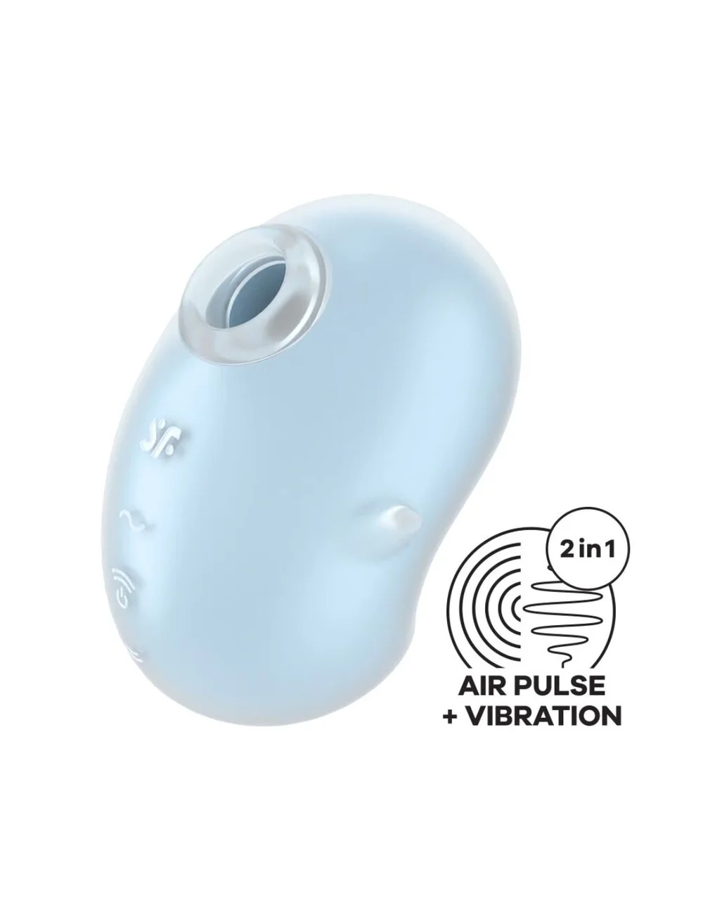 SATISFYER - VIBRATORE CUTIE GHOST LAY-ON AZZURRO SATISFYER - VIBRATORE CUTIE GHOST LAY-ON AZZURRO