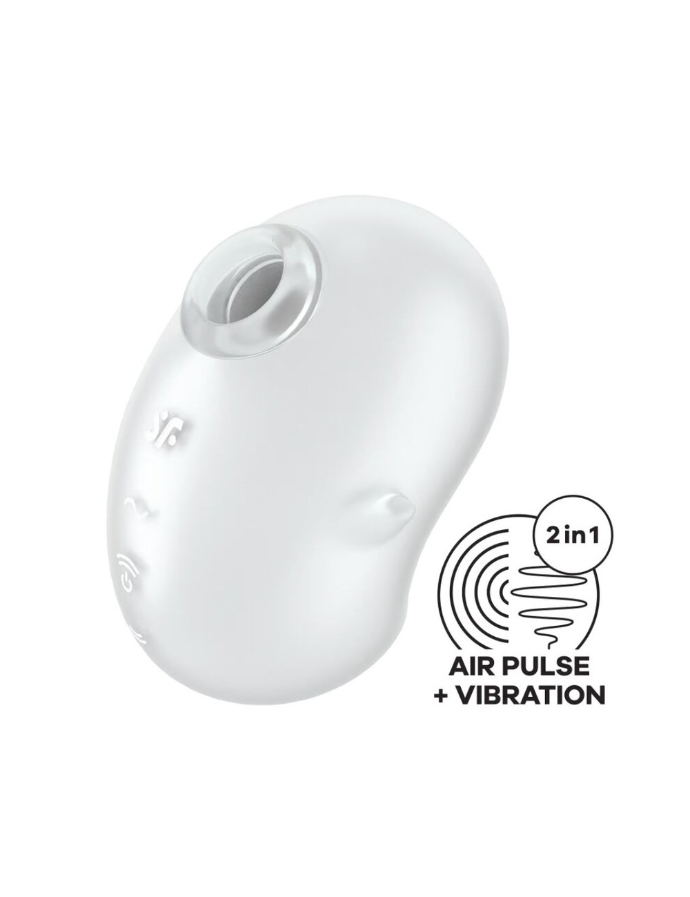 SATISFYER - VIBRATORE CUTIE GHOST LAY-ON BIANCO SATISFYER - VIBRATORE CUTIE GHOST LAY-ON BIANCO