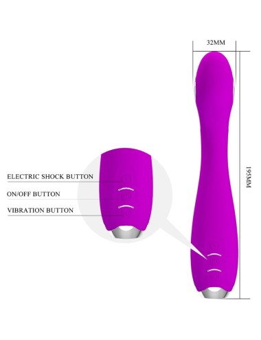 PRETTY LOVE - VIBRATORE ELETTROSHOCK HECTOR APP GRATUITA VIOLA